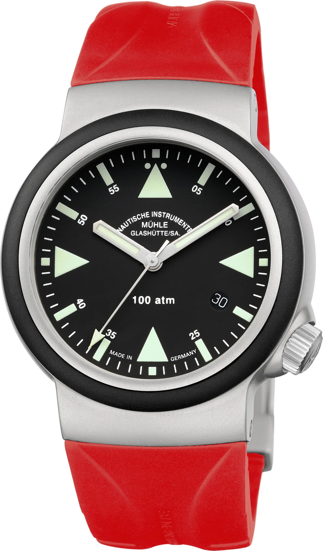 Muhle Glashutte S.A.R. Rescue Timer Red Watch