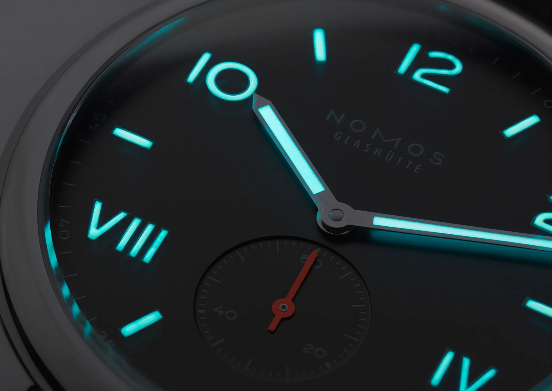 Nomos Glashutte Club Campus 38 Nacht Sapphire Crystal Watch - Image 5