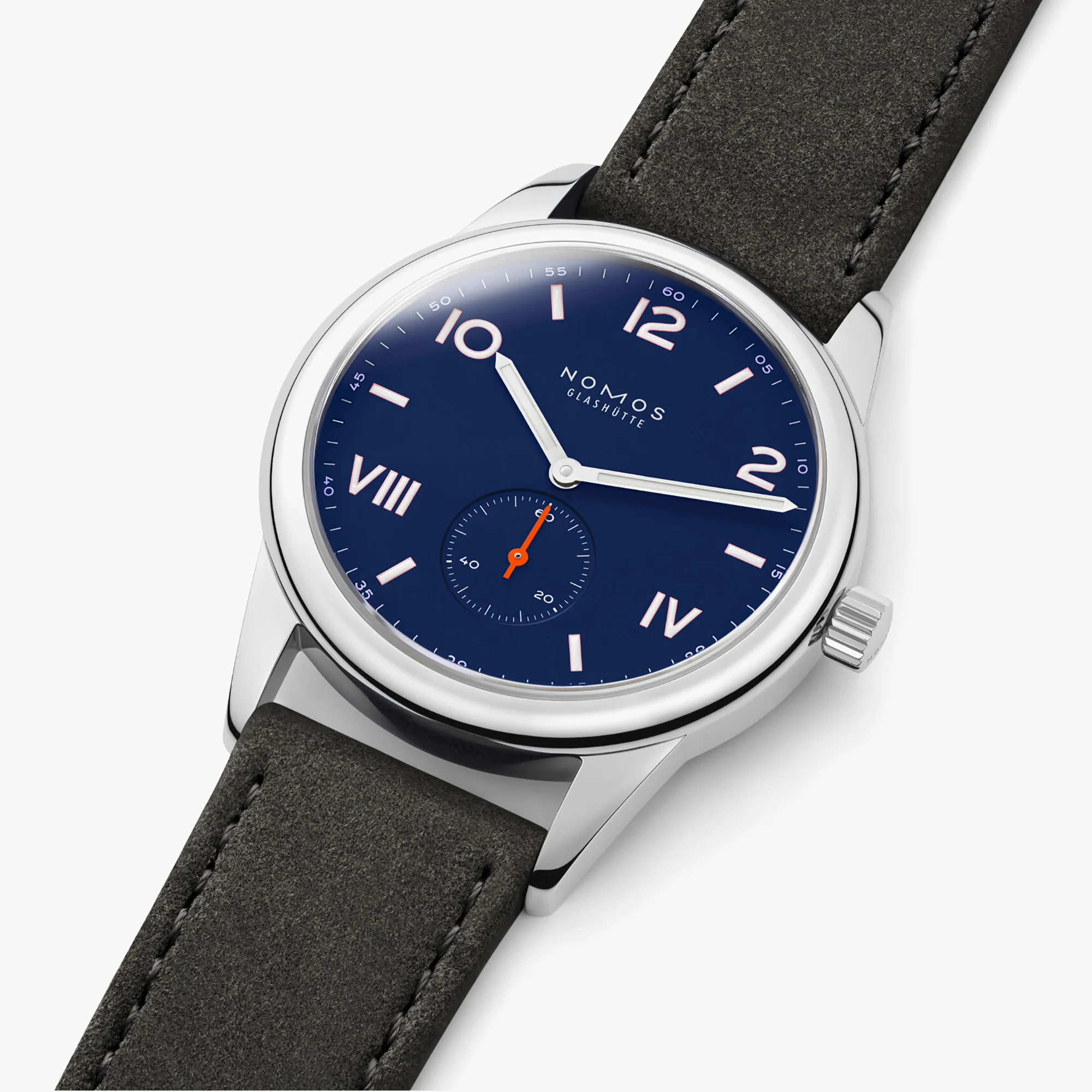 Nomos Glashutte Club Campus 38 Nigh Sky Steel Back Watch - Image 5