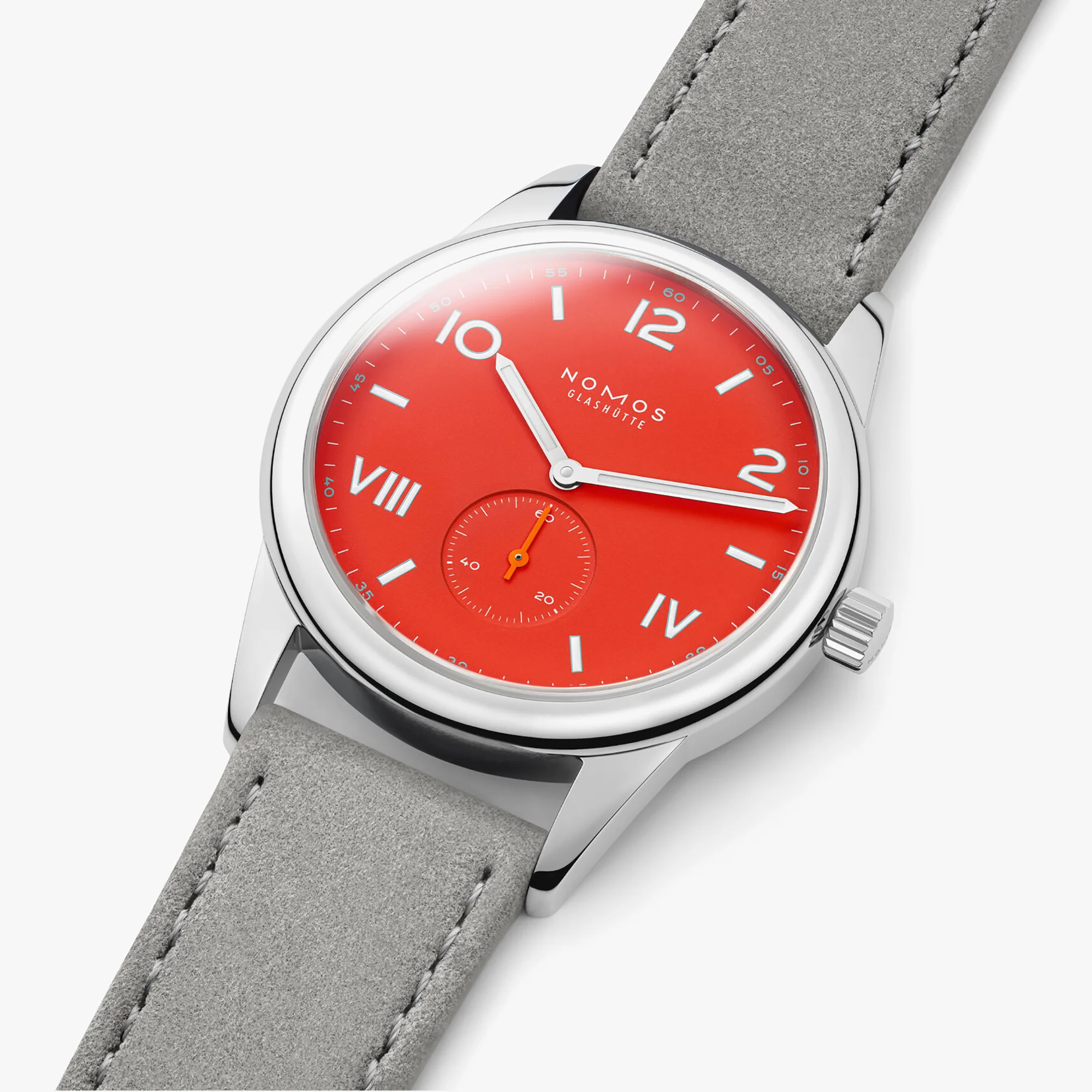 Nomos Glashutte Club Campus 38 Nonstop Red Sapphire Crystal Watch - Image 5