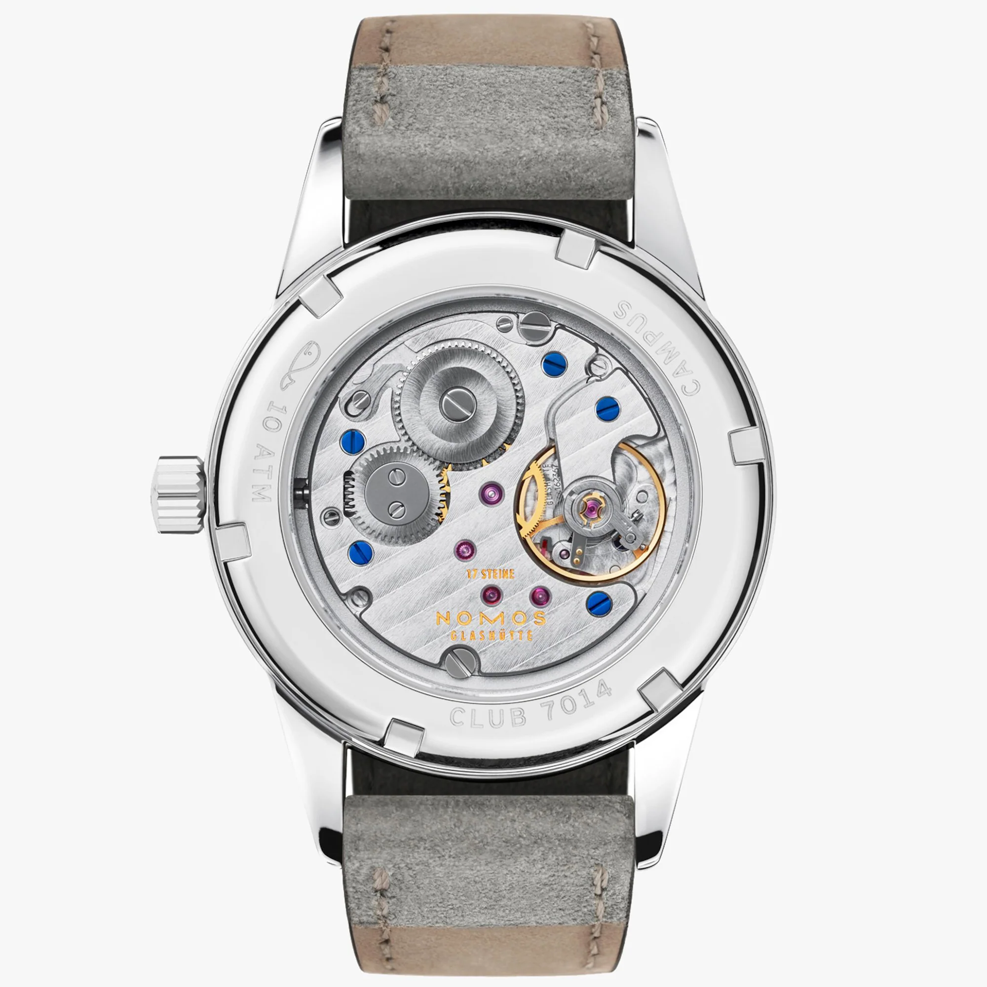 Nomos Glashutte Club Campus Electric Green Sapphire Crystal Watch - Image 2