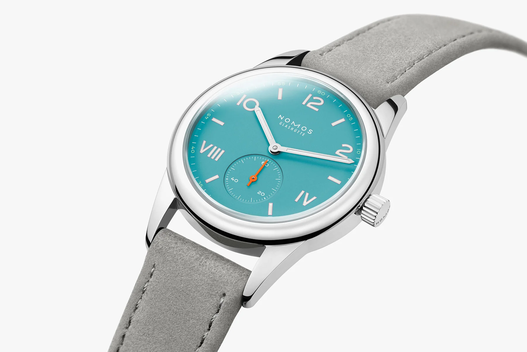 Nomos Glashutte Club Campus Endless Blue Sapphire Crystal Watch - Image 3