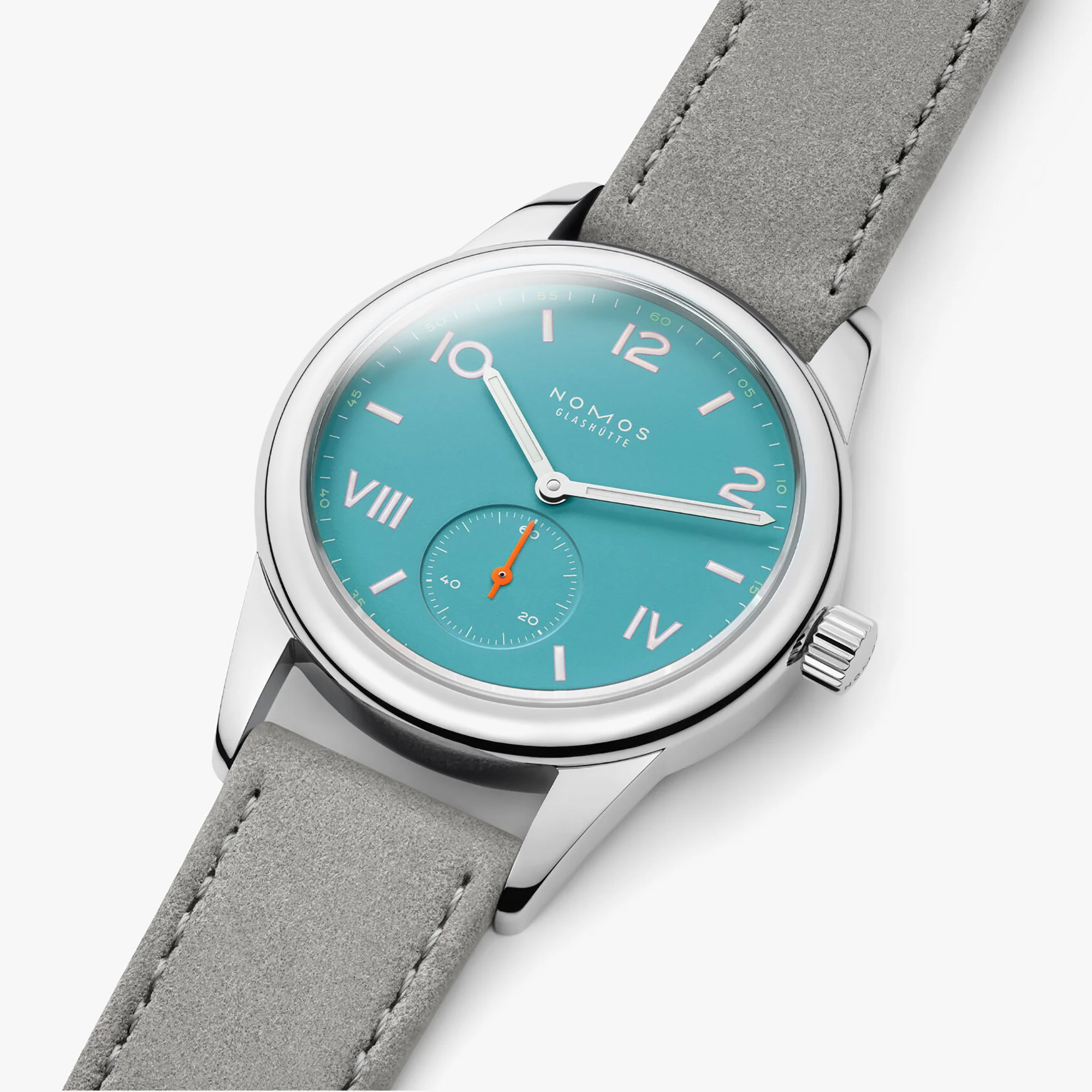 Nomos Glashutte Club Campus Endless Blue Sapphire Crystal Watch - Image 5