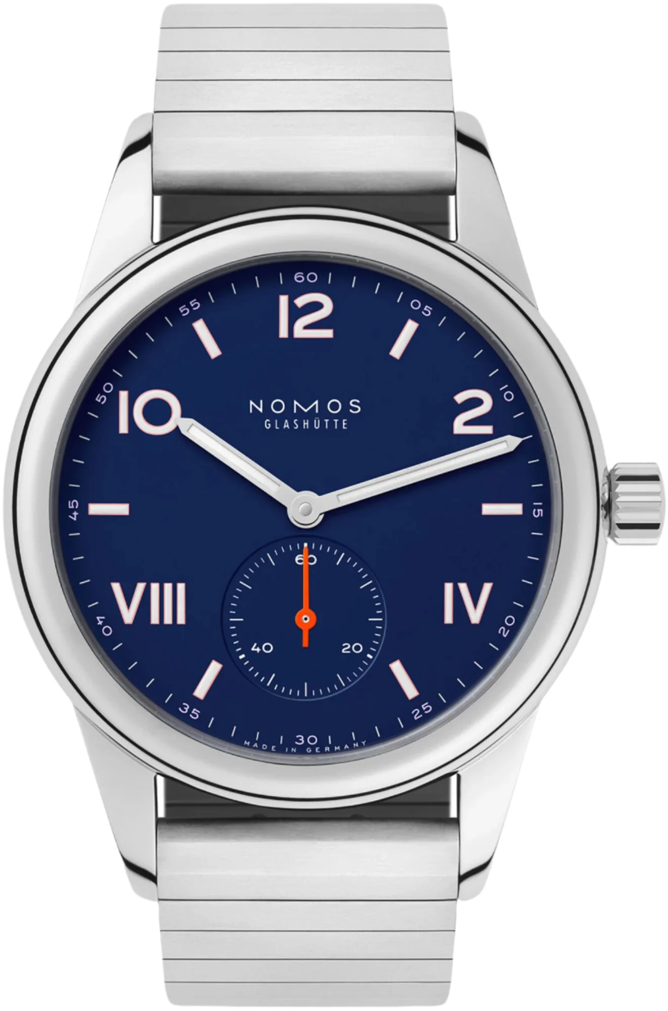 Nomos Glashutte Club Campus Night Sky Steel Back Watch