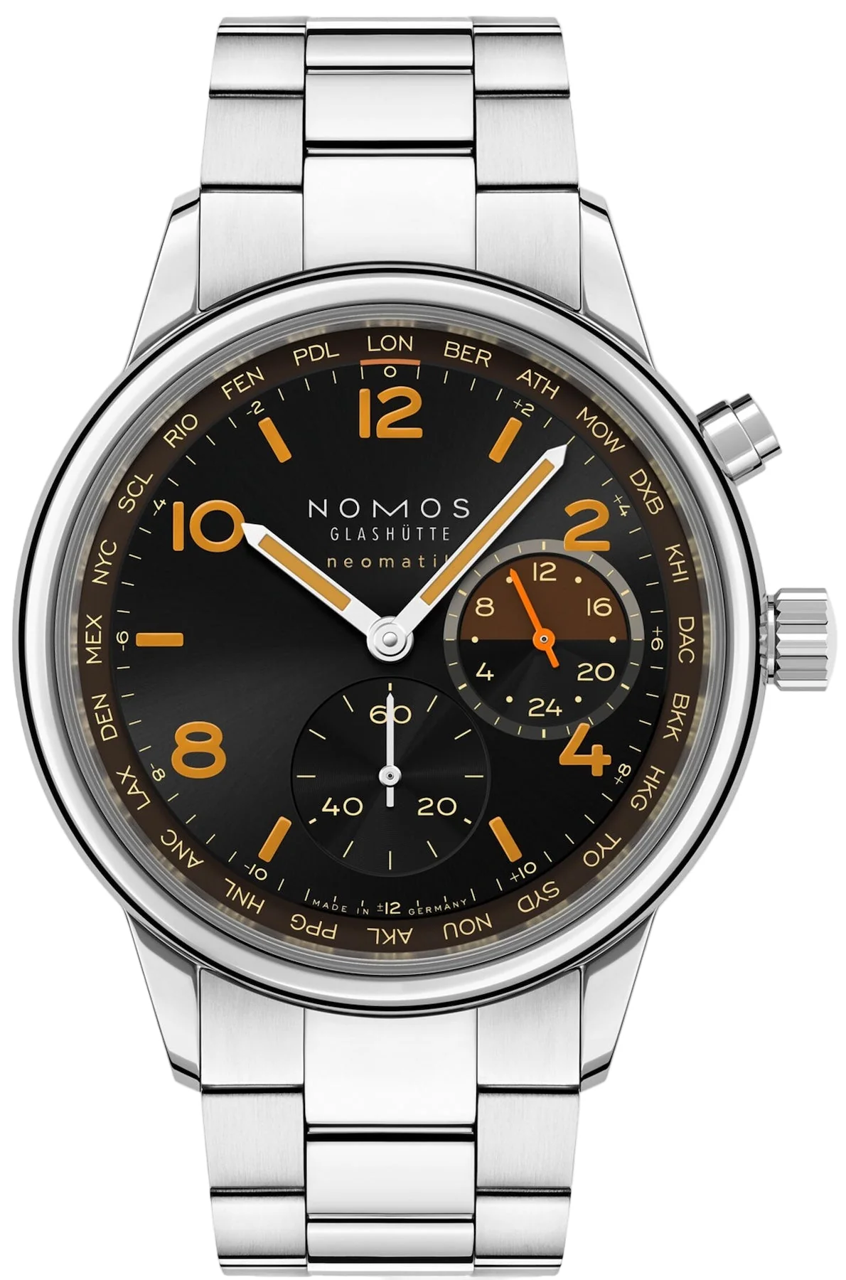 Nomos Glashutte Club Sport Neomatik Worldtimer Grid Limited Edition Watch