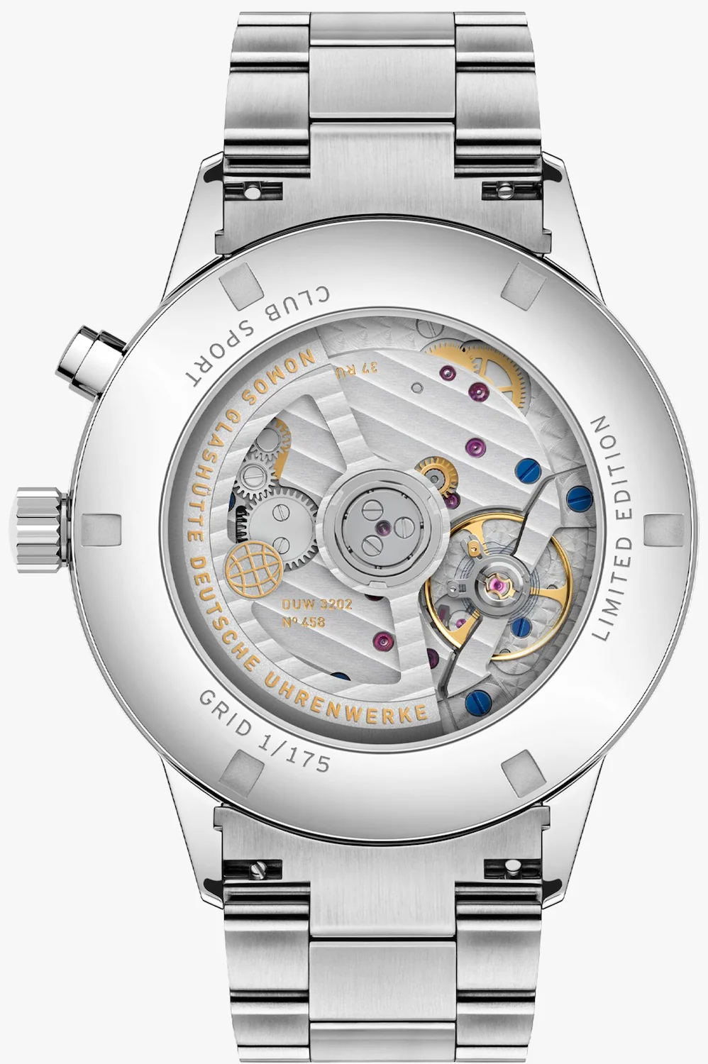 Nomos Glashutte Club Sport Neomatik Worldtimer Grid Limited Edition Watch - Image 2