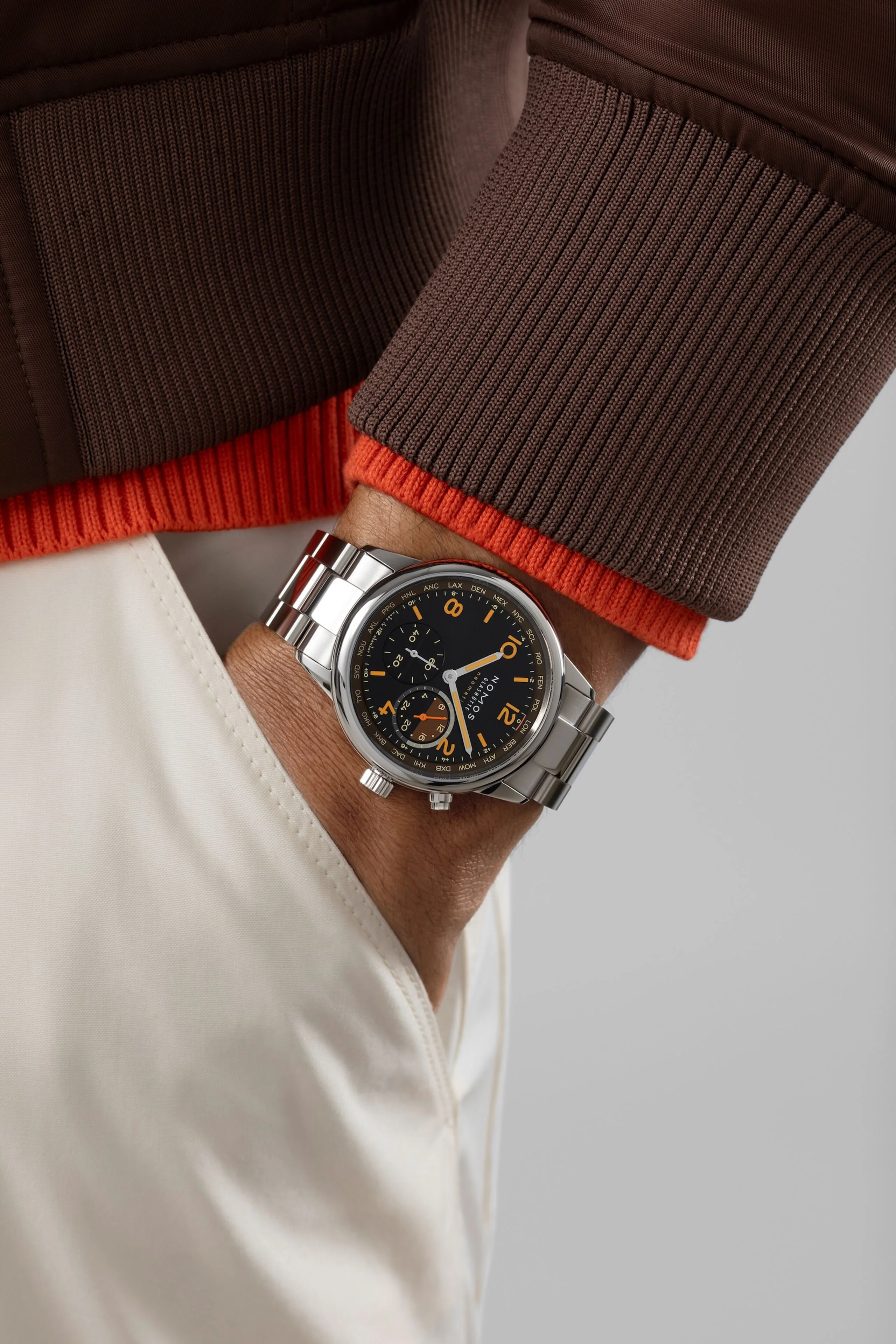 Nomos Glashutte Club Sport Neomatik Worldtimer Grid Limited Edition Watch - Image 5