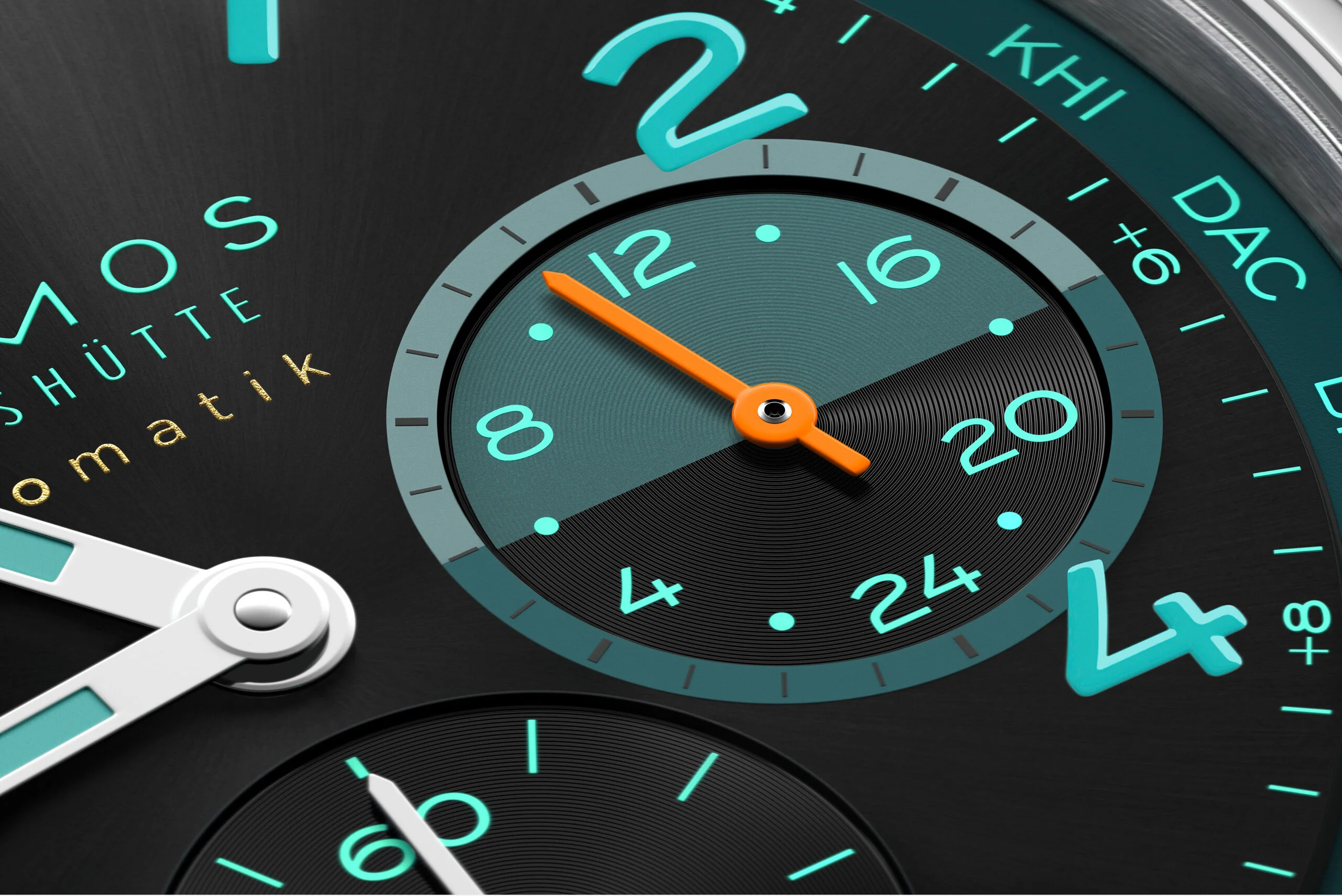 Nomos Glashutte Club Sport Neomatik Worldtimer Trace Limited Edition Watch - Image 3