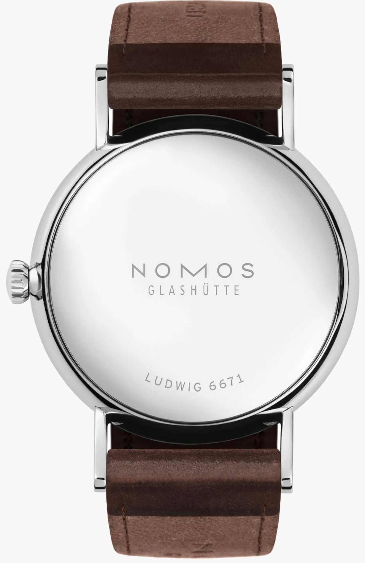 Nomos Glashutte Ludwig 33 Duo Enamel White Watch - Image 2