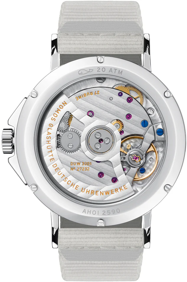 Nomos Glashutte Ahoi Aqua Neomatik Sapphire Crystal Watch - Image 2