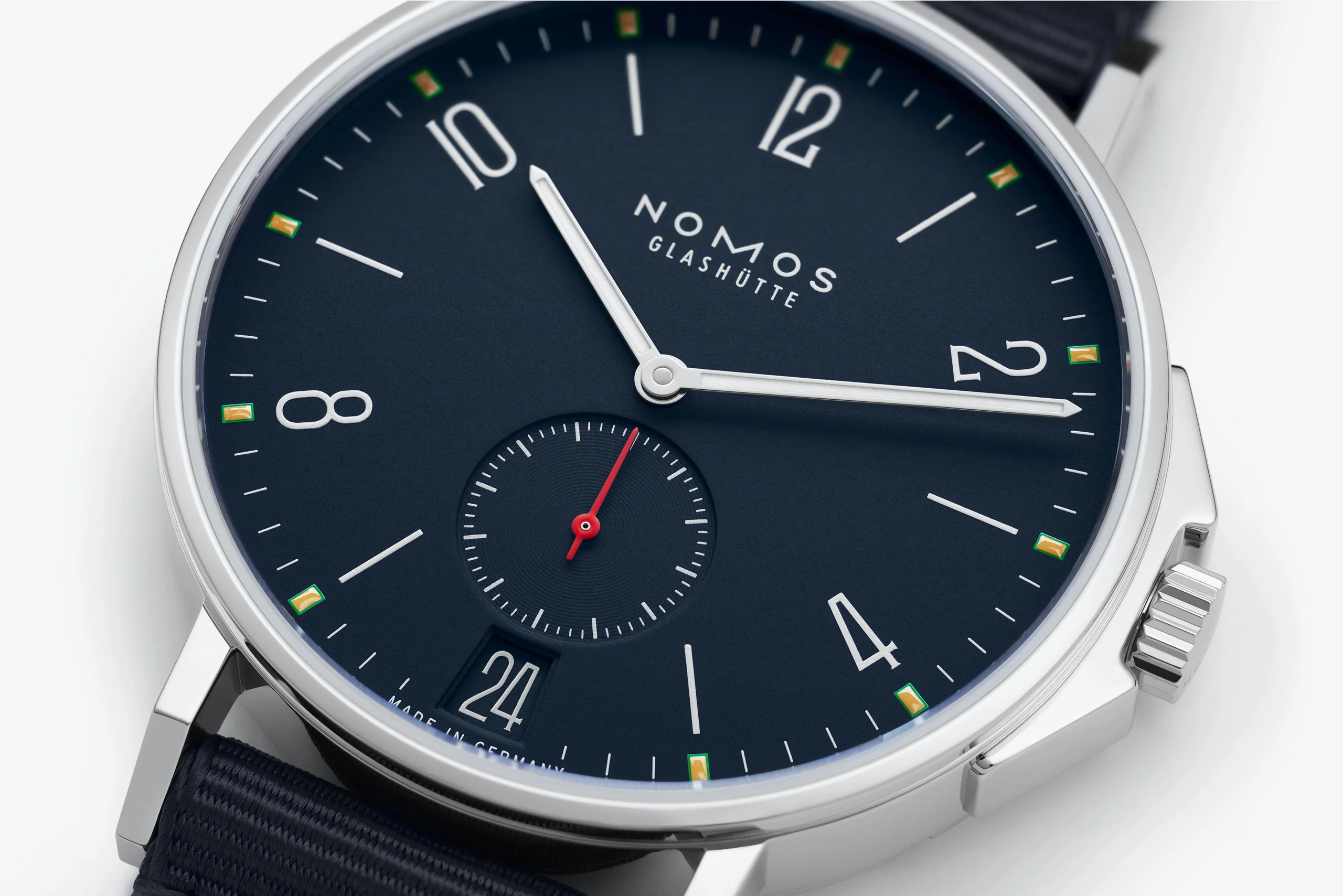 Nomos Glashutte Watch Ahoi Date Sapphire Crystal - Image 4