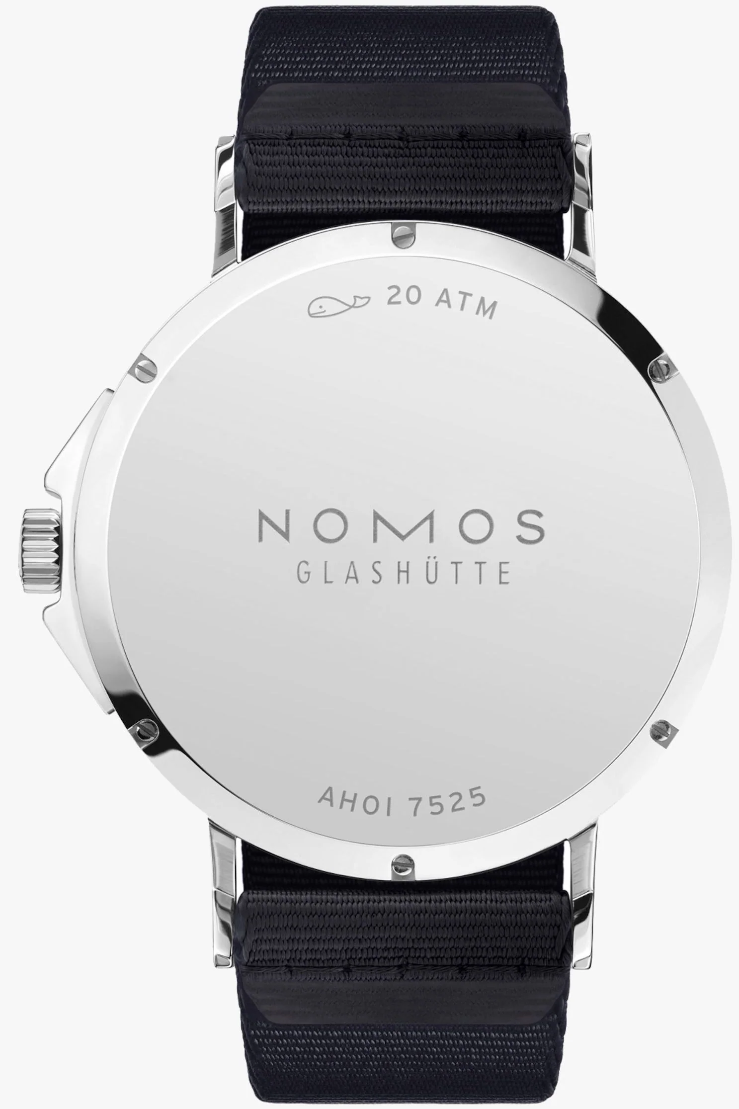 Nomos Glashutte Watch Ahoi Date Steel Back - Image 2