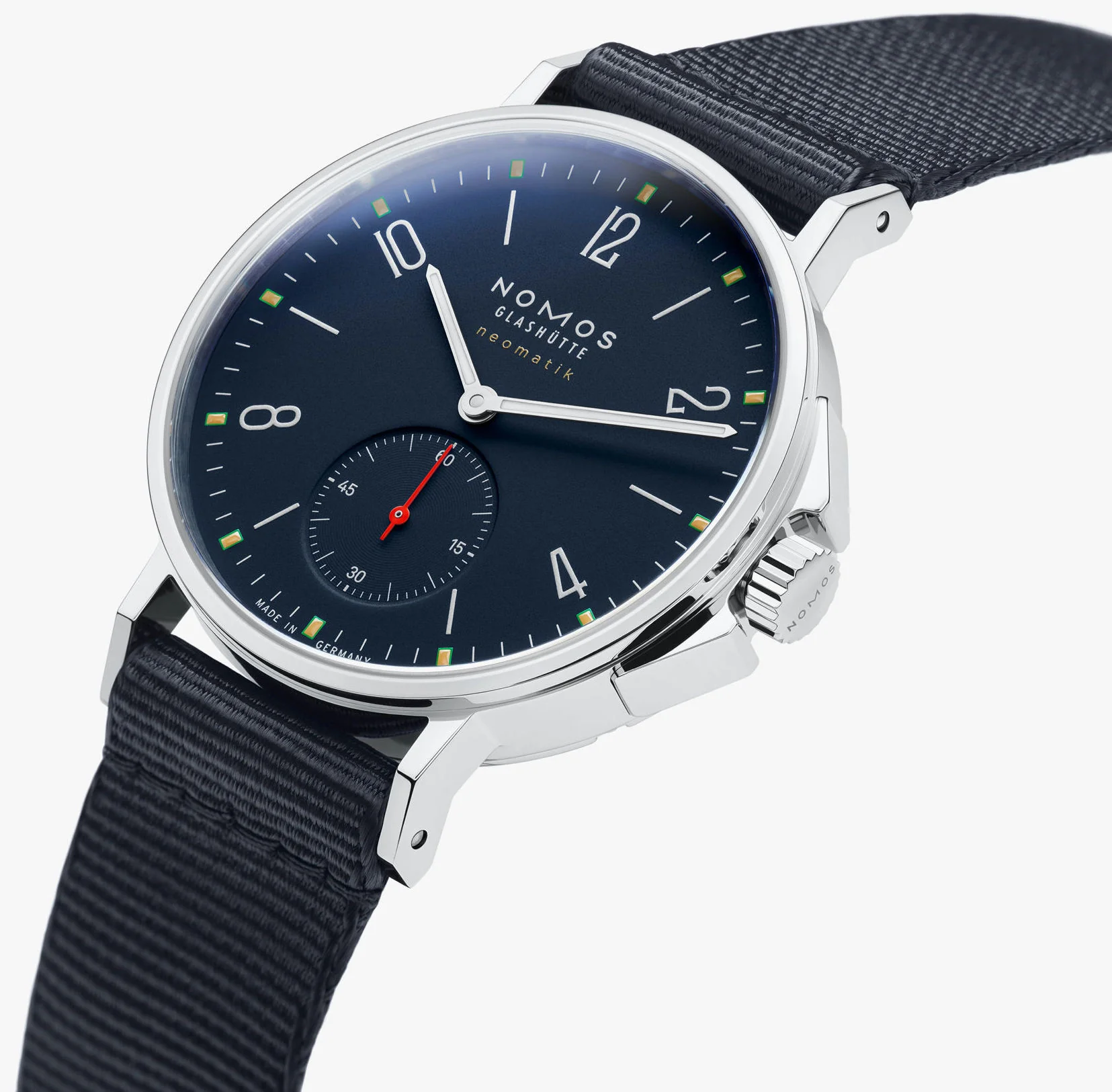 Nomos Glashutte Ahoi Neomatik Atlantic Sapphire Crystal Watch - Image 3