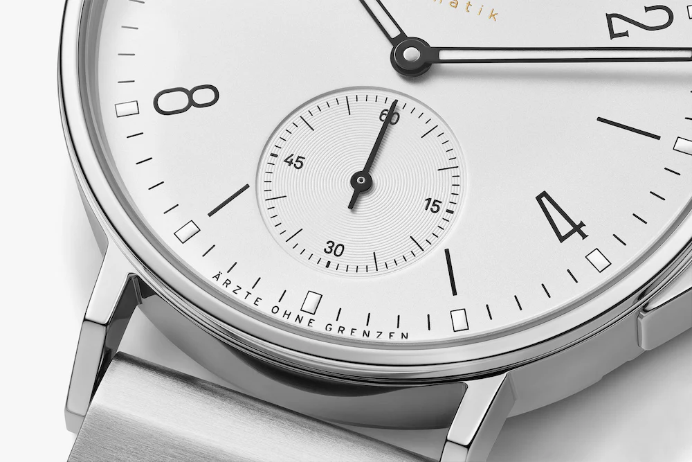 Nomos Glashutte Watch Ahoi Neomatik Doctors Without Borders Limited Edition Sapphire Crystal - Image 5