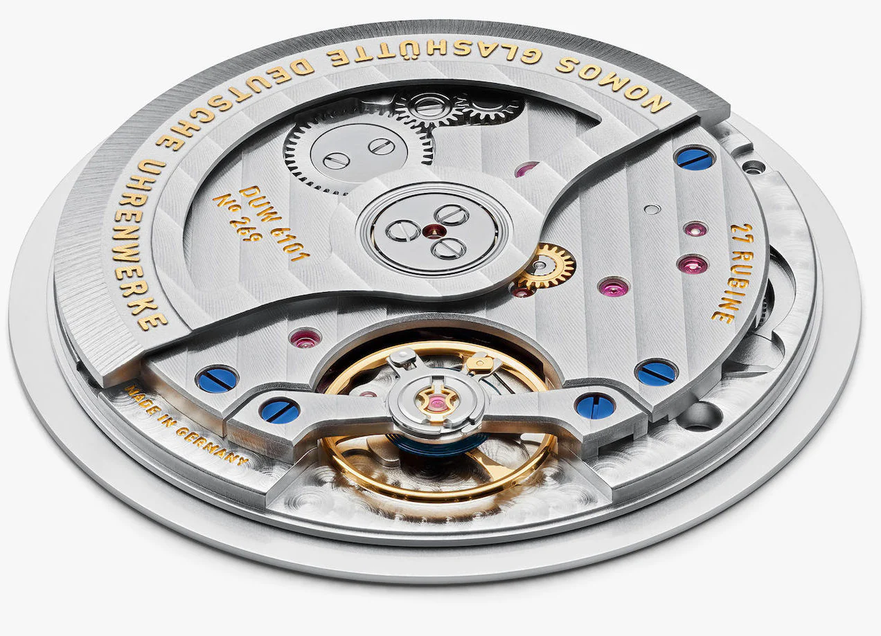 Nomos Glashutte Autobahn Neomatik 41 Date Midnight Blue Sapphire Crystal Watch - Image 8