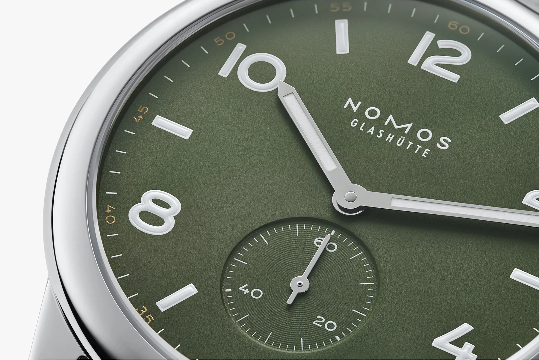 Nomos Glashutte Watch Club Automatic Olive - Image 4