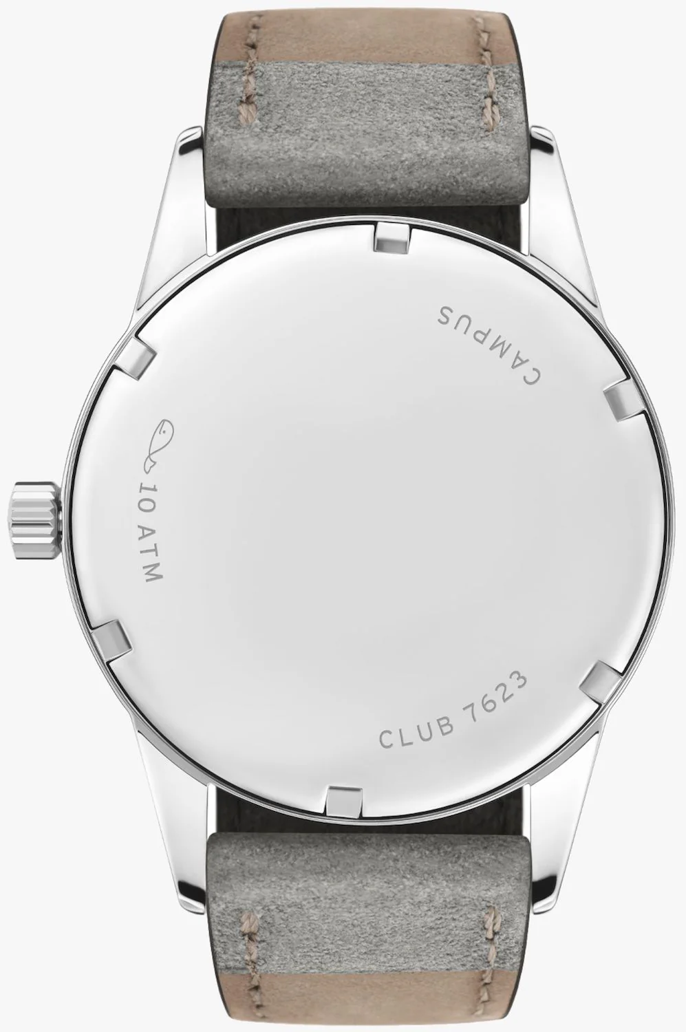 Nomos Glashutte Club Campus 38 Cream Coral Steel Back Watch - Image 2