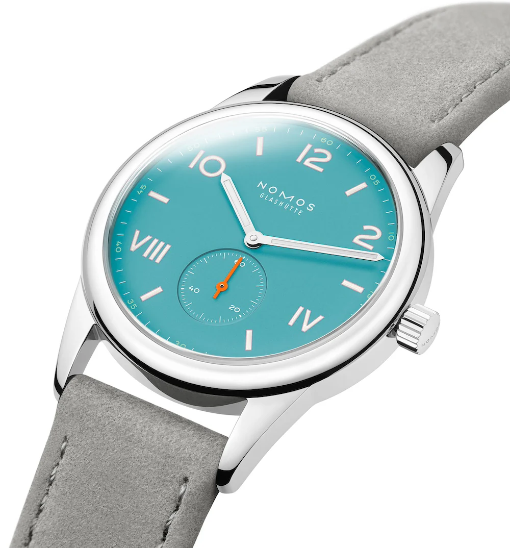 Nomos Glashutte Club Campus 38 Endless Blue Steel Back Watch - Image 4