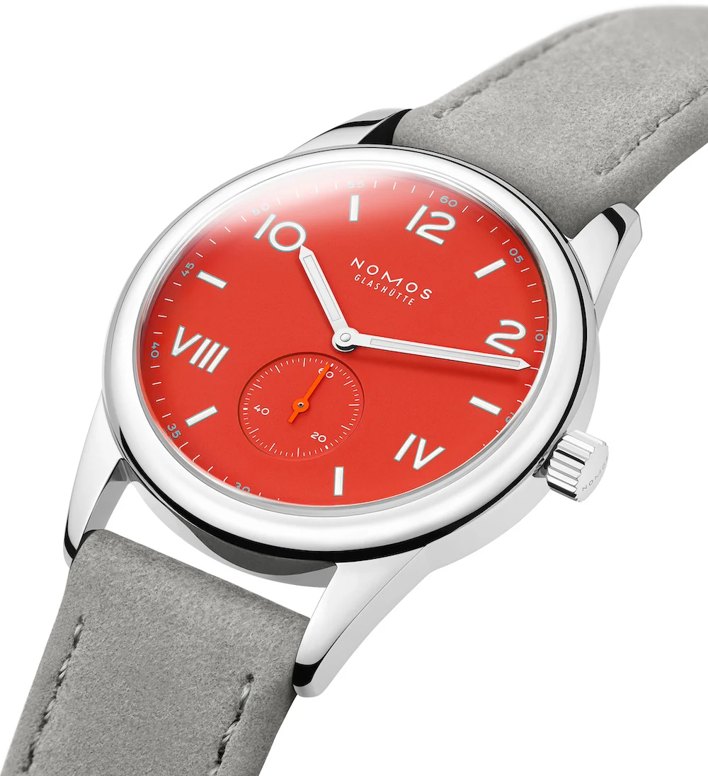 Nomos Glashutte Club Campus 38 Nonstop Red Sapphire Crystal Watch - Image 4