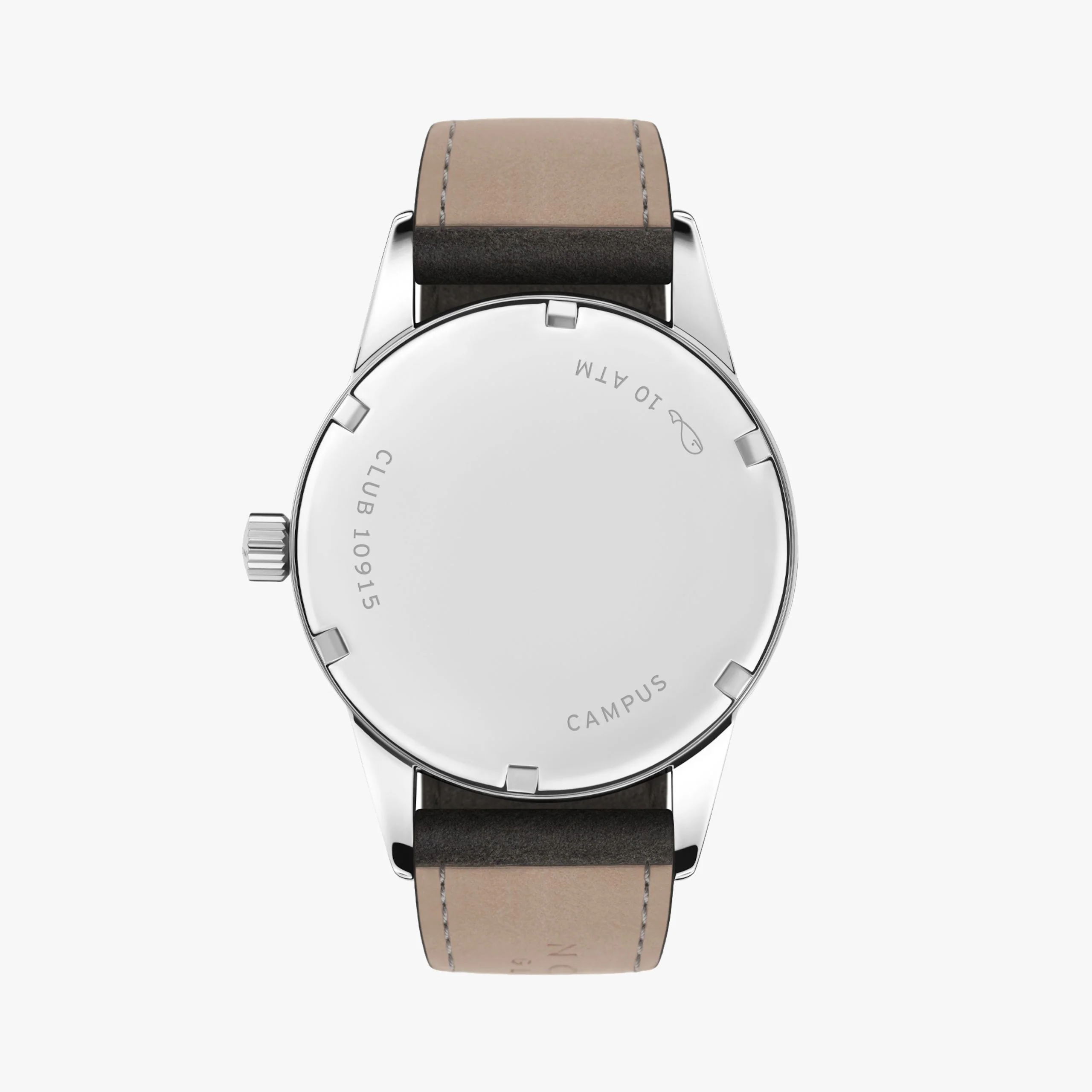 Nomos Glashutte Club Campus Blue Purple 38 Steel Back Watch - Image 2
