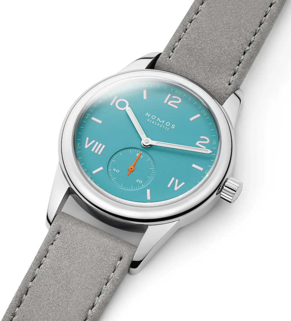 Nomos Glashutte Club Campus Endless Blue Steel Back Watch - Image 2