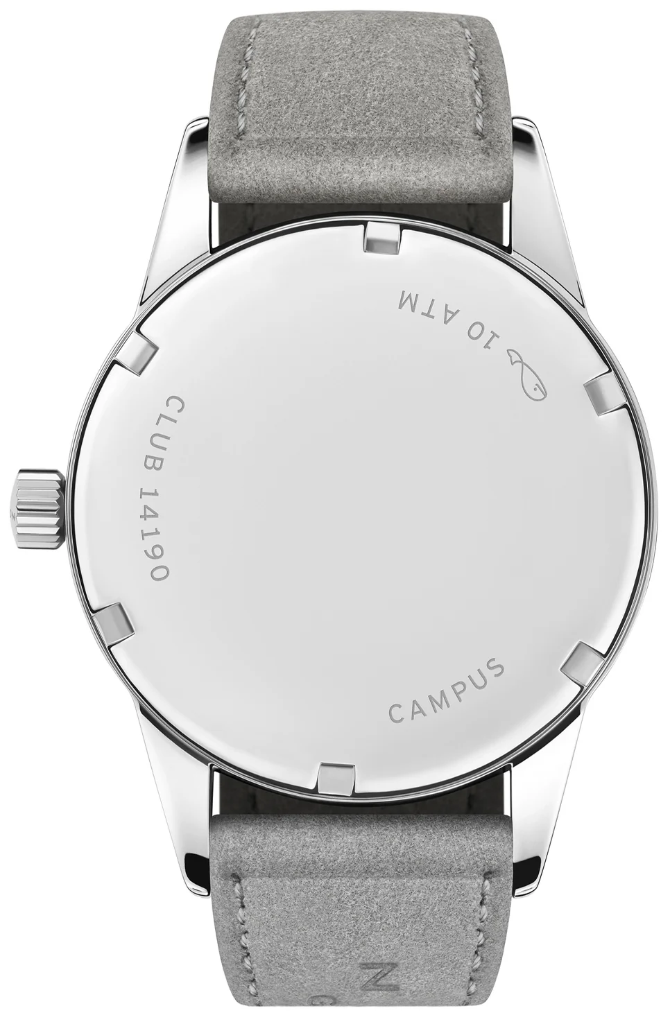 Nomos Glashutte Club Campus Endless Blue Steel Back Watch - Image 6