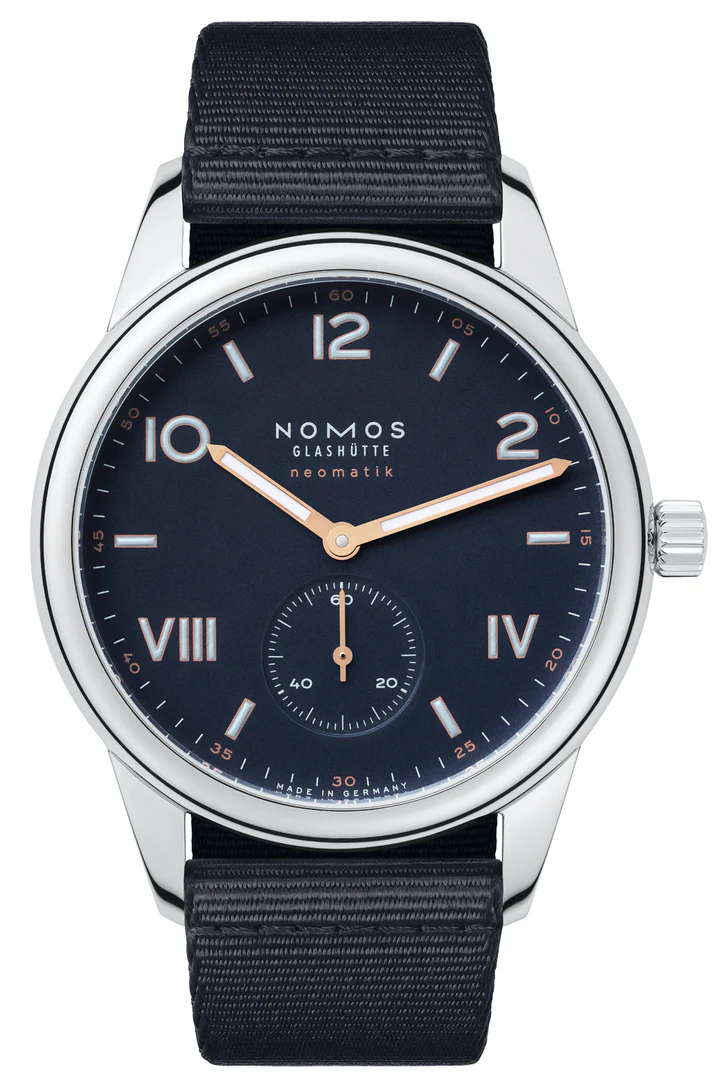 Nomos Glashutte Club Campus Neomatik 39 Midnight Blue Steel Back