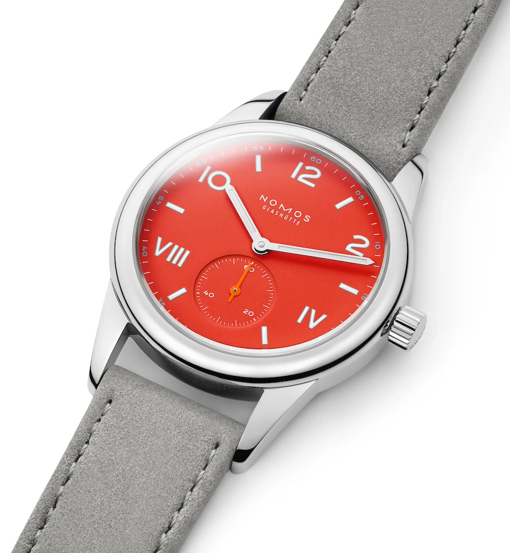 Nomos Glashutte Club Campus Nonstop Red Steel Back Watch - Image 2