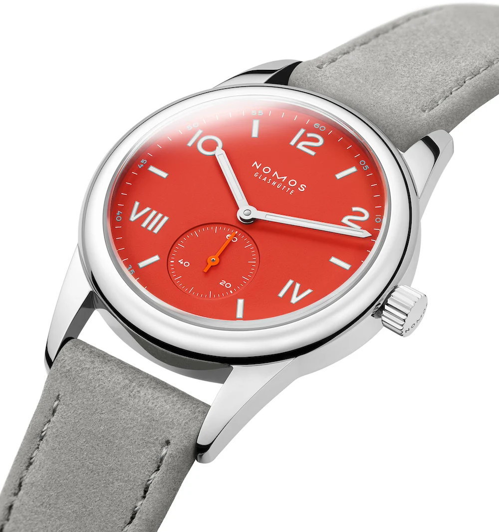 Nomos Glashutte Club Campus Nonstop Red Steel Back Watch - Image 4
