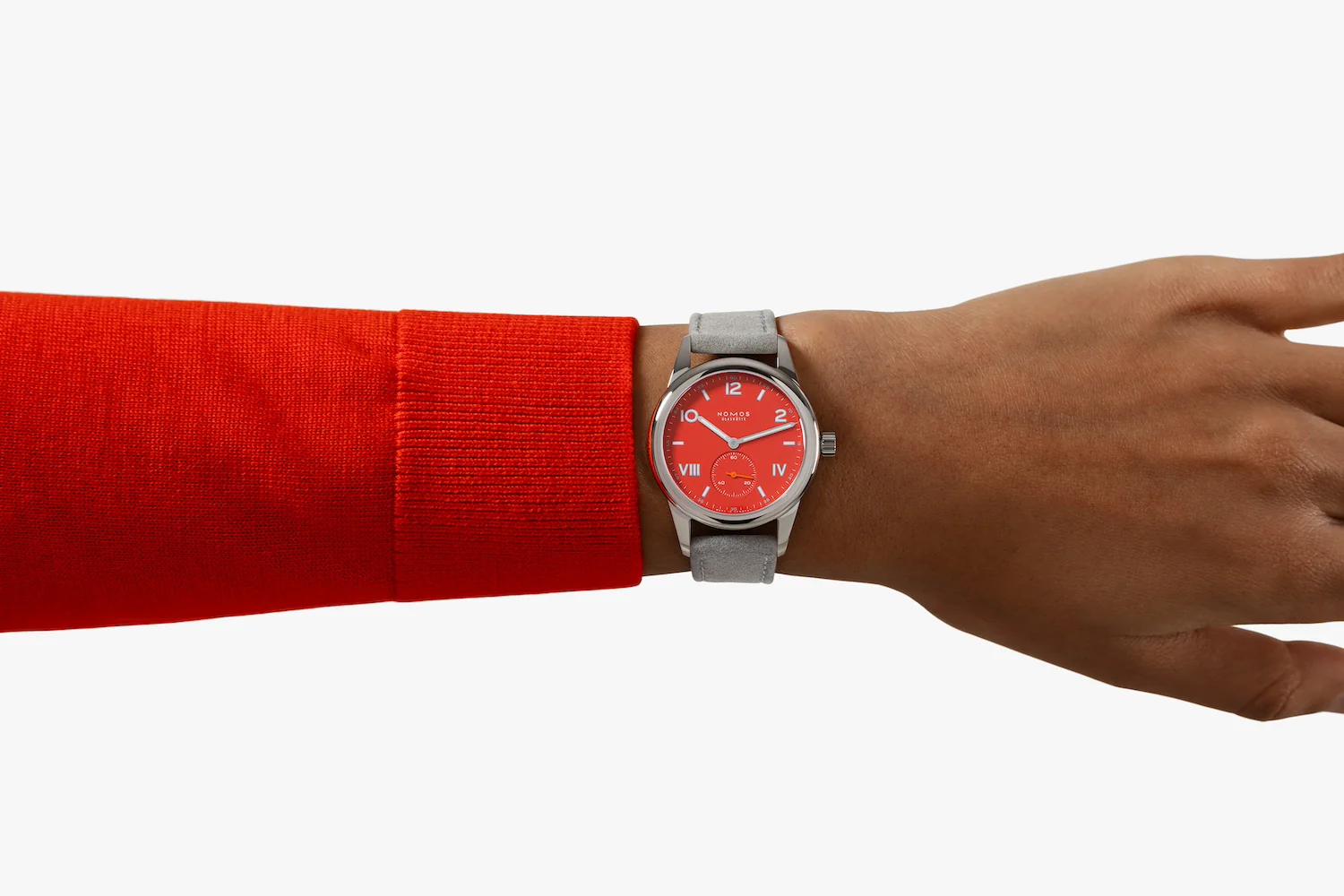 Nomos Glashutte Club Campus Nonstop Red Sapphire Crystal Watch - Image 7