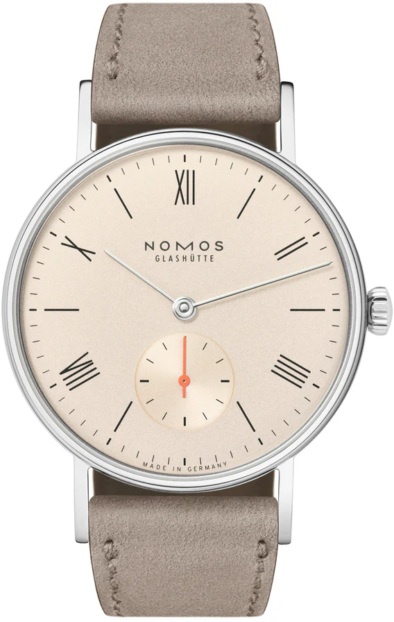 Nomos Glashutte Ludwig 33 Champagne Steel Back Watch