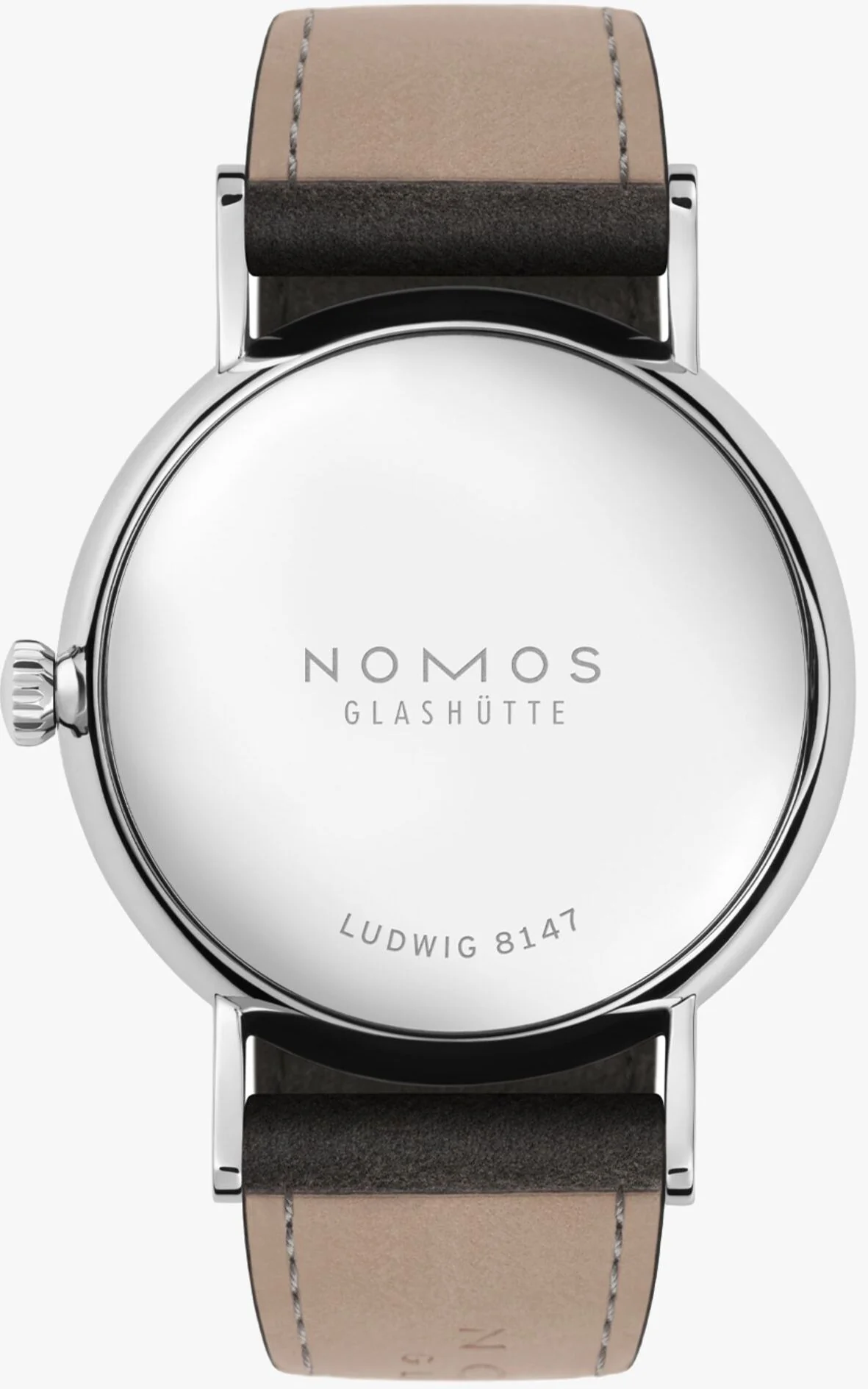 Nomos Glashutte Ludwig 33 Noir Steel Back Watch - Image 2