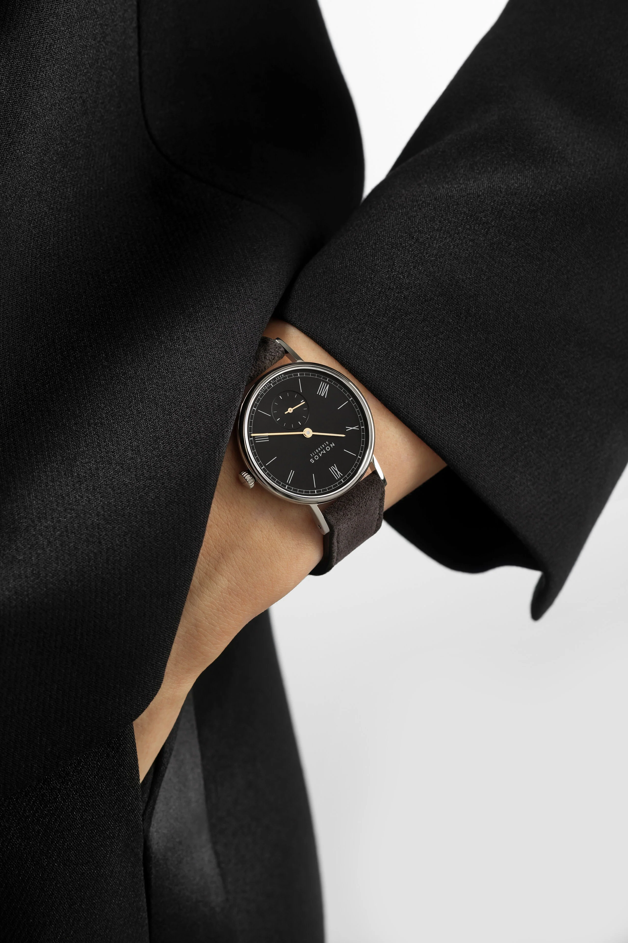 Nomos Glashutte Ludwig 33 Noir Sapphire Crystal Watch - Image 5