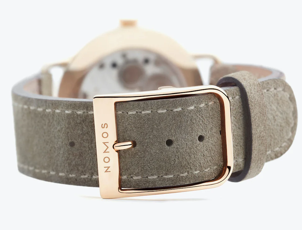 Nomos Glashutte Metro Rose Gold 33 Sapphire Crystal Watch - Image 8