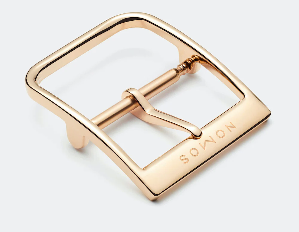 Nomos Glashutte Metro Rose Gold 33 Sapphire Crystal Watch - Image 9