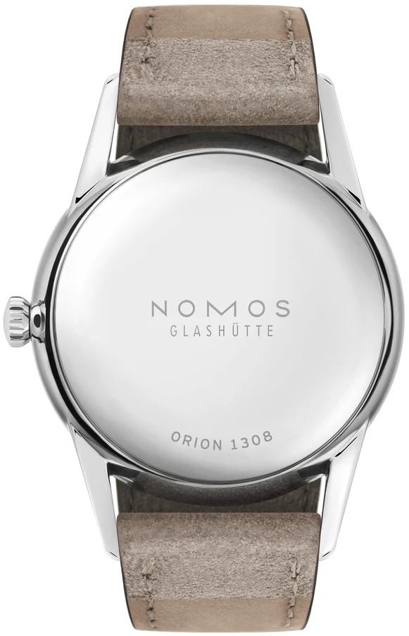 Nomos Glashutte Orion 33 Champagne Steel Back - Image 2
