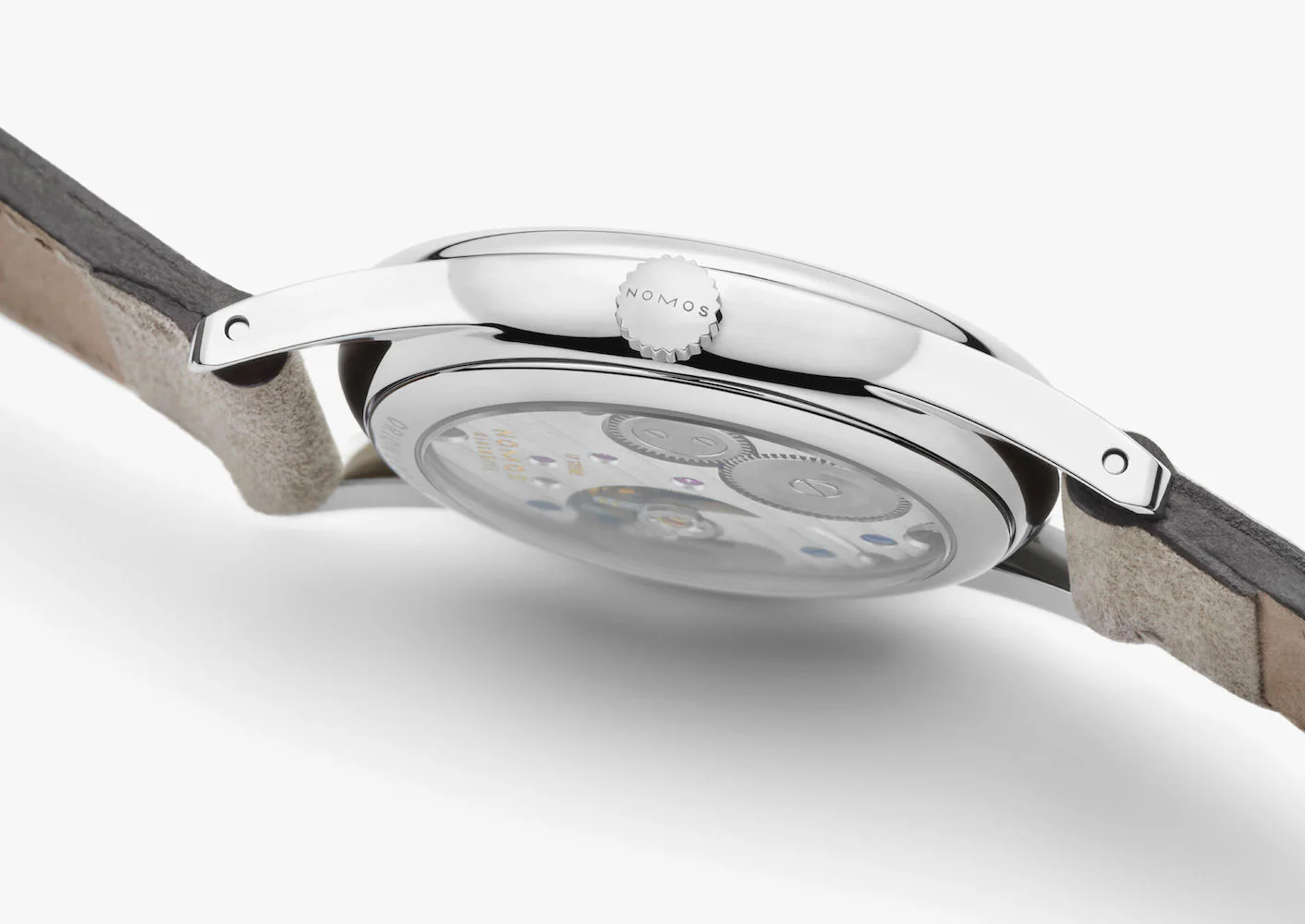 Nomos Glashutte Orion 33 Midnight Blue Sapphire Crystal Watch - Image 7