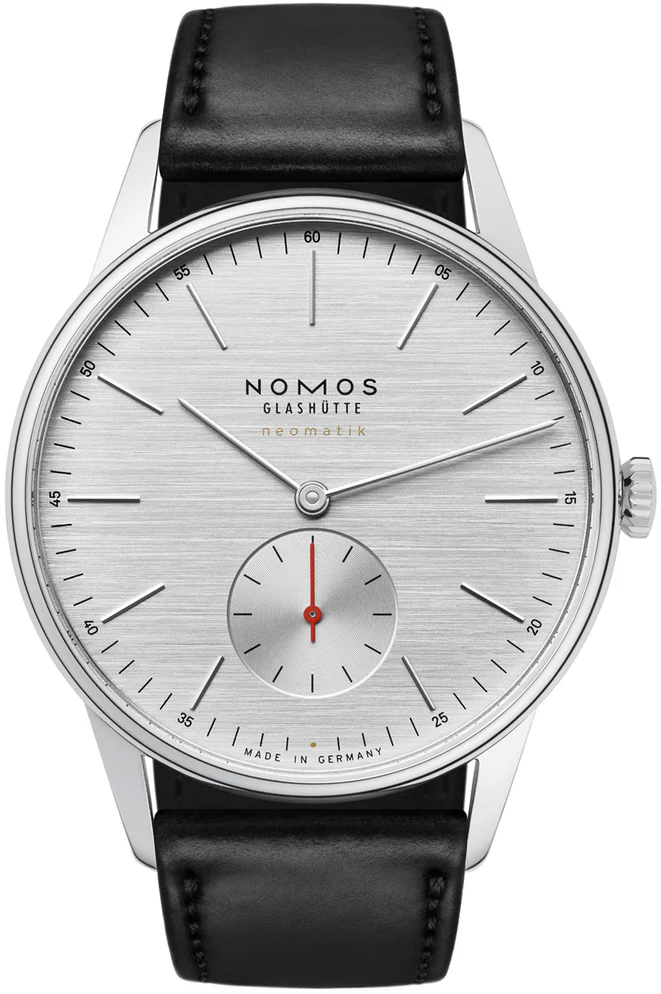 Nomos Glashutte Orion Neomatik 39 Silvercut Sapphire Crystal