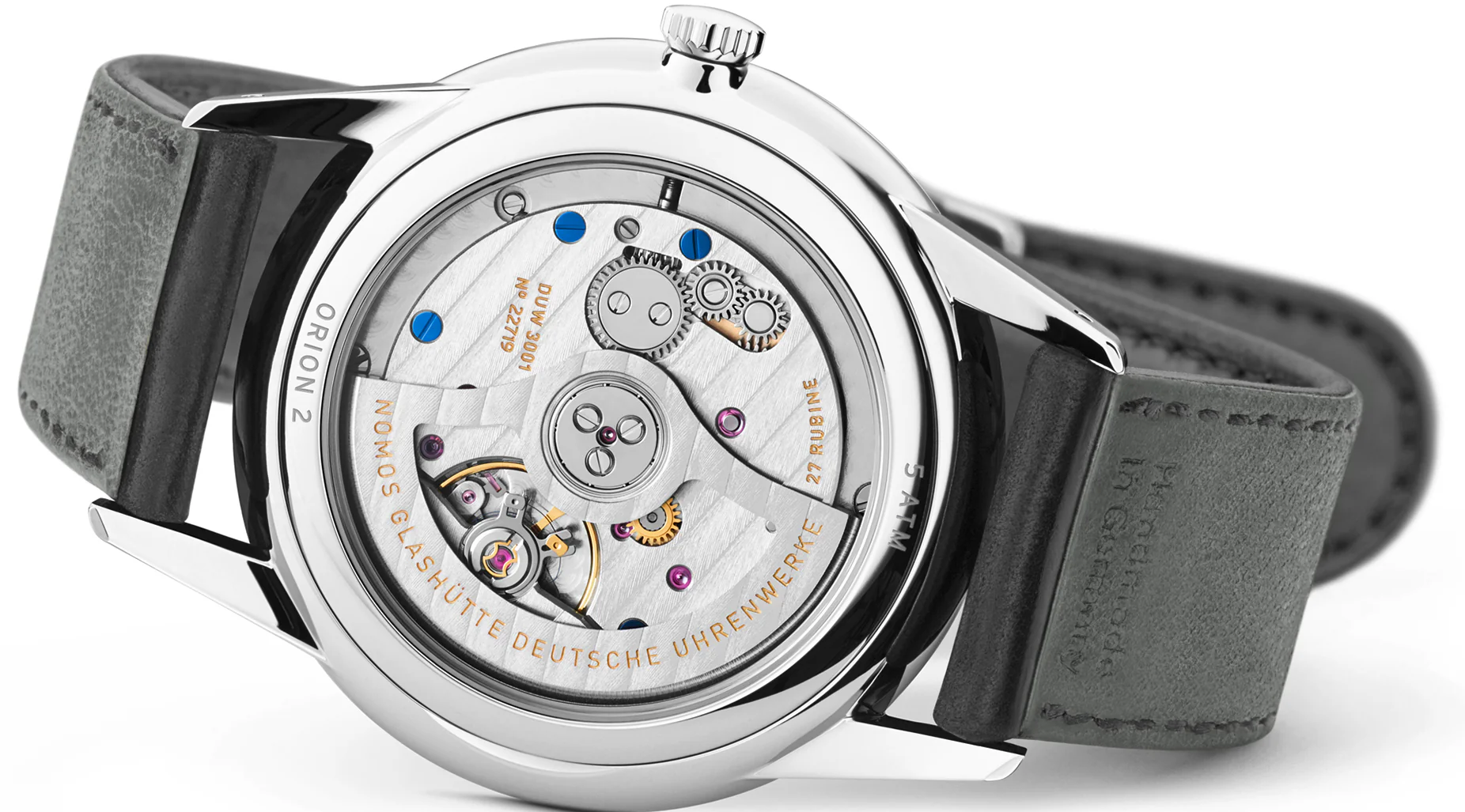 Nomos Glashutte Orion Neomatik 39 Silvercut Sapphire Crystal - Image 3