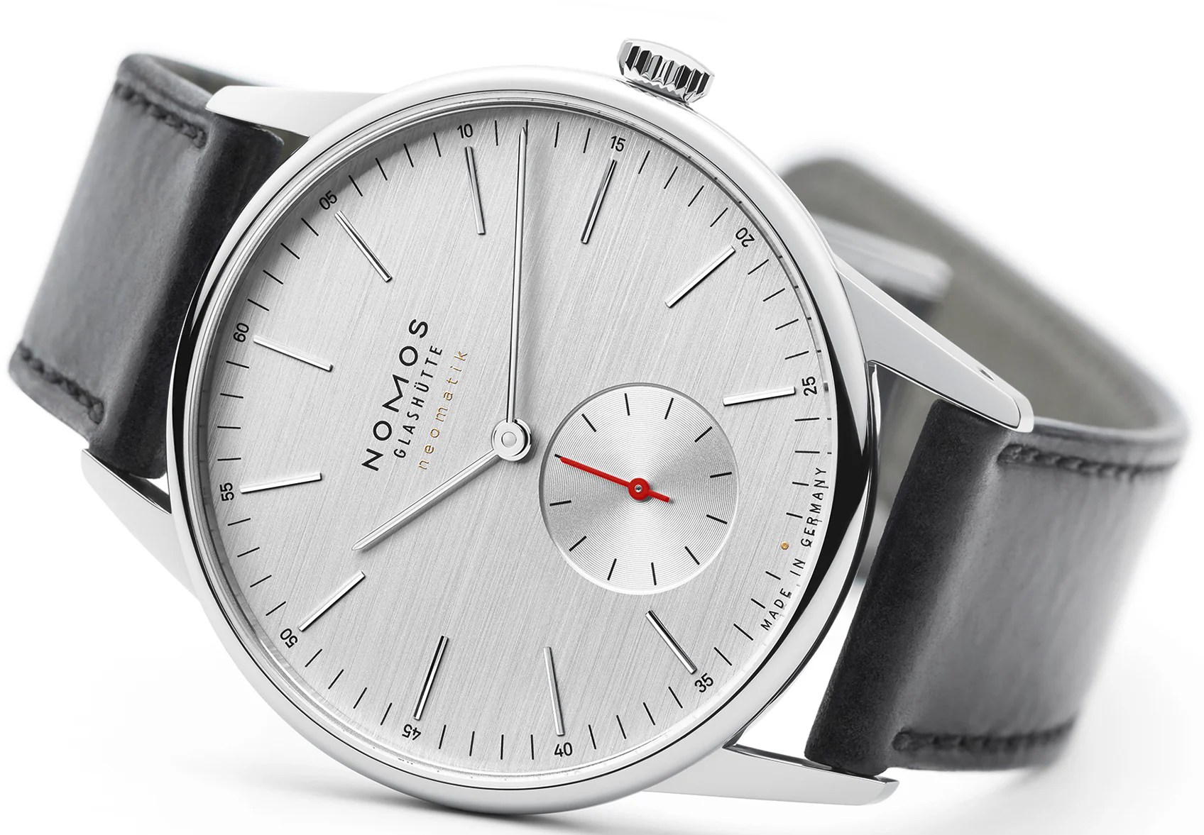 Nomos Glashutte Orion Neomatik 39 Silvercut Sapphire Crystal - Image 4