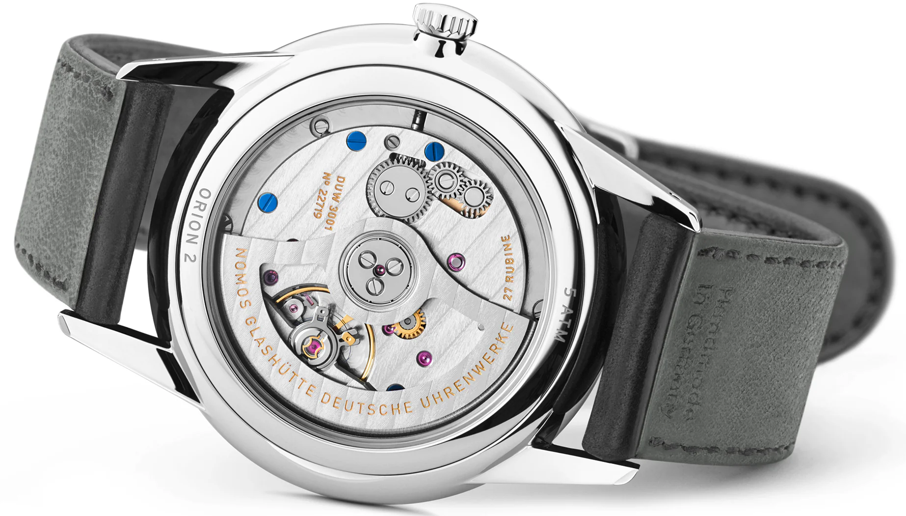 Nomos Glashutte Orion Neomatik 39 White Sapphire Crystal - Image 3
