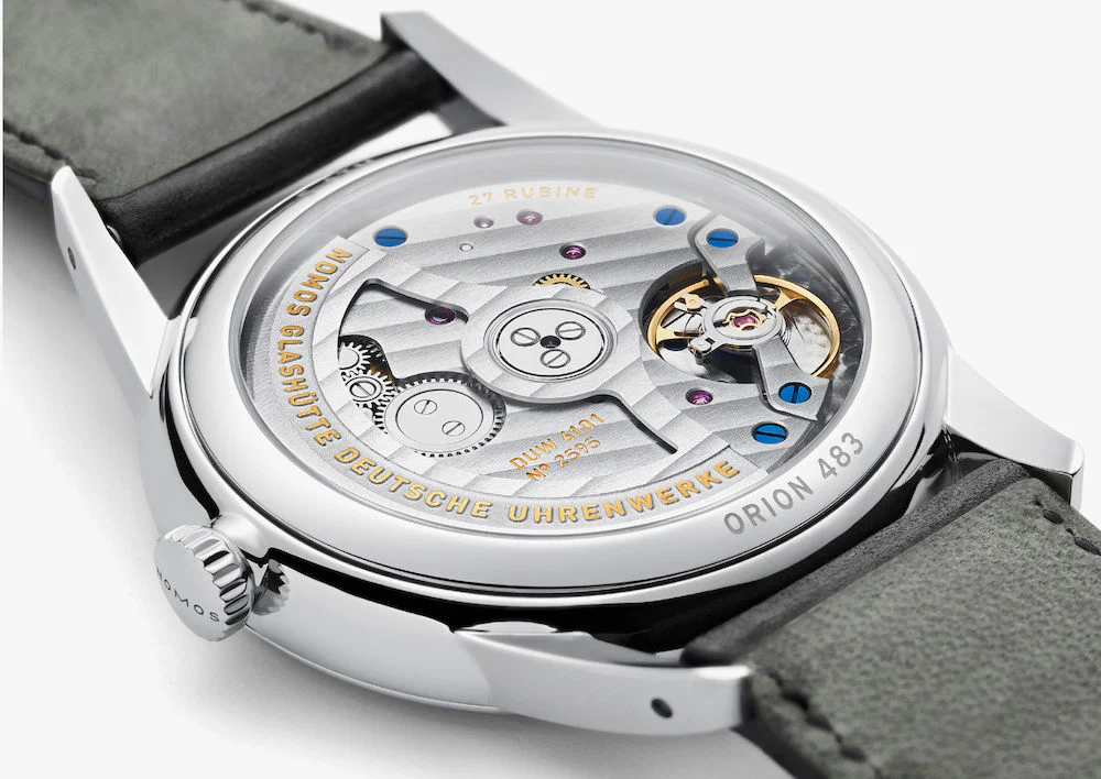 Nomos Glashutte Watch Orion Neomatik 41 Date Midnight Blue Sapphire Crystal - Image 6