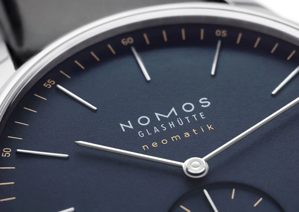 Nomos Glashutte Watch Orion Neomatik 41 Date Midnight Blue Sapphire Crystal - Image 7