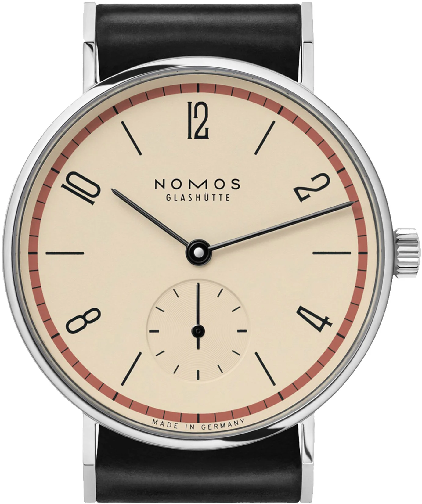 Nomos Glashutte Watch Tangente 33 Bauhaus Red Limited Edition