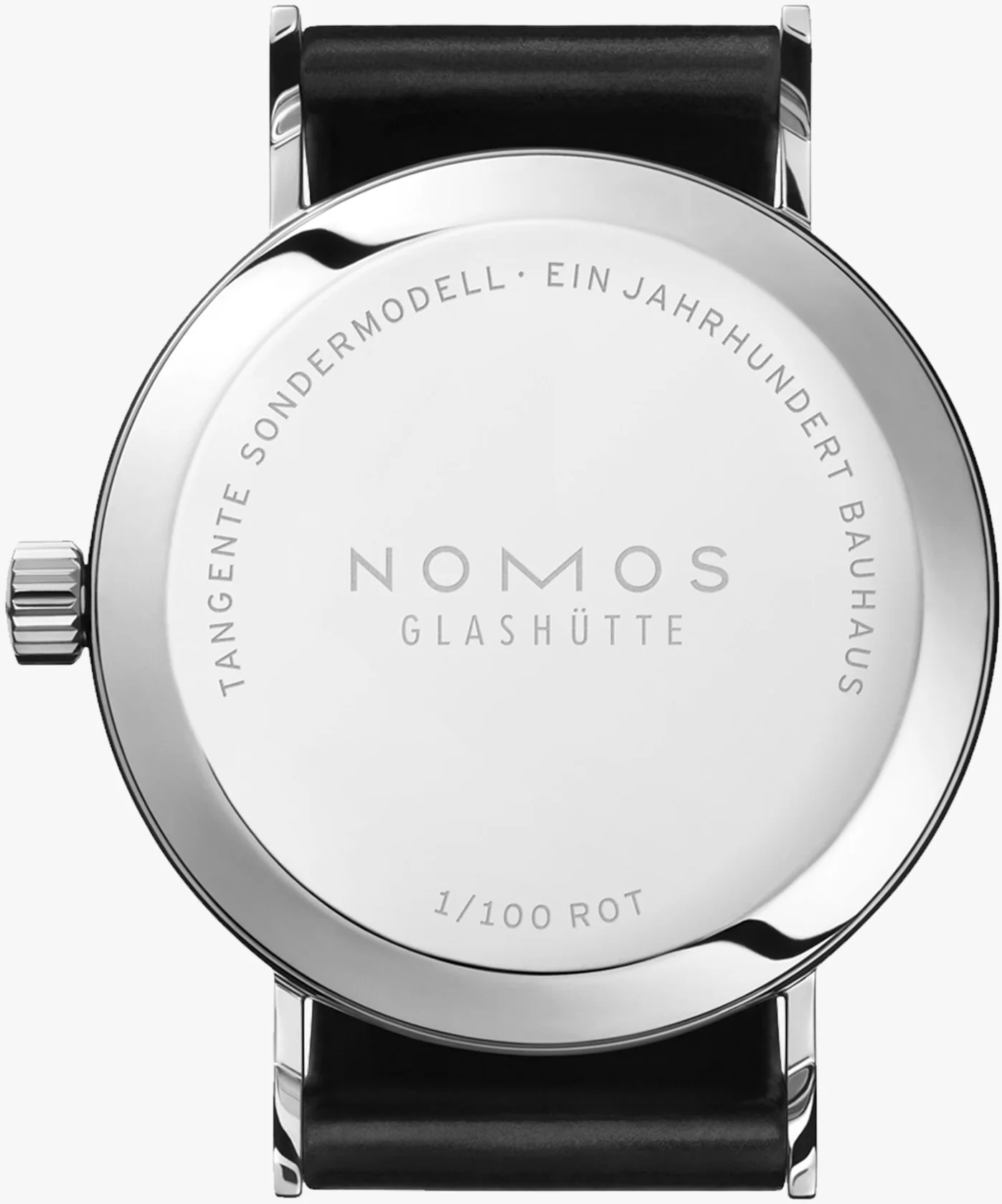 Nomos Glashutte Watch Tangente 33 Bauhaus Red Limited Edition - Image 2