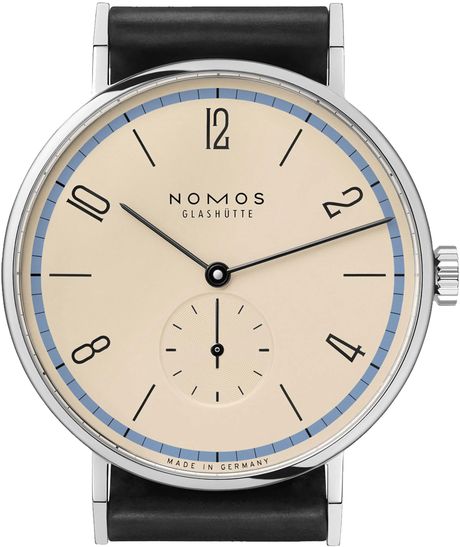 Nomos Glashutte Watch Tangente 38 Bauhaus Blue Limited Edition