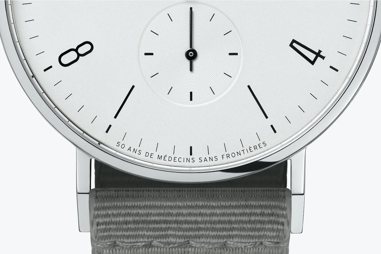Nomos Glashutte Tangente 38 Doctors Without Borders 50 Year Anniversary Edition Steel Back Watch - Image 4