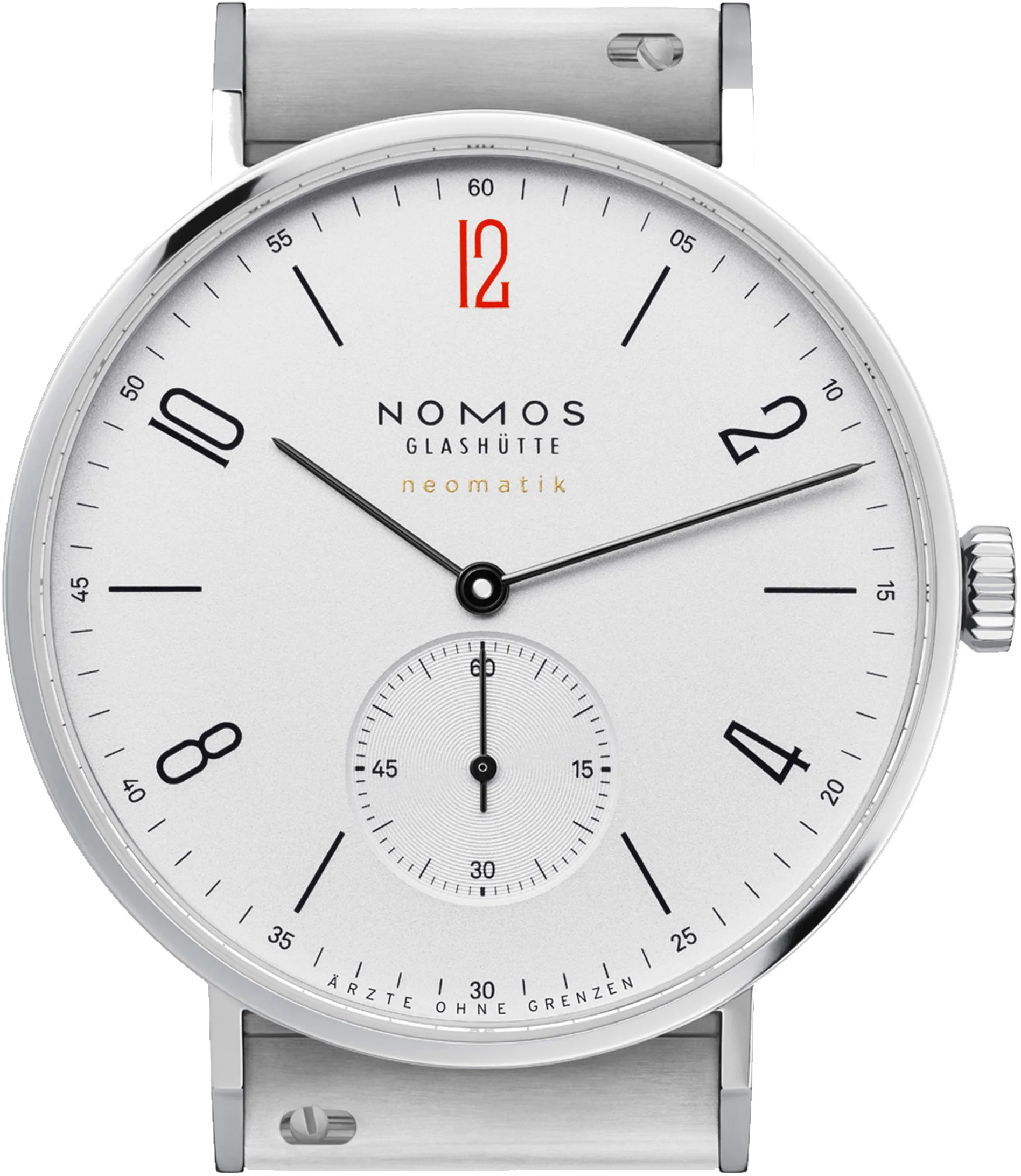 Nomos Glashutte Watch Tangente Neomatik 39 Arzte Ohne Grenzen Limited Edition