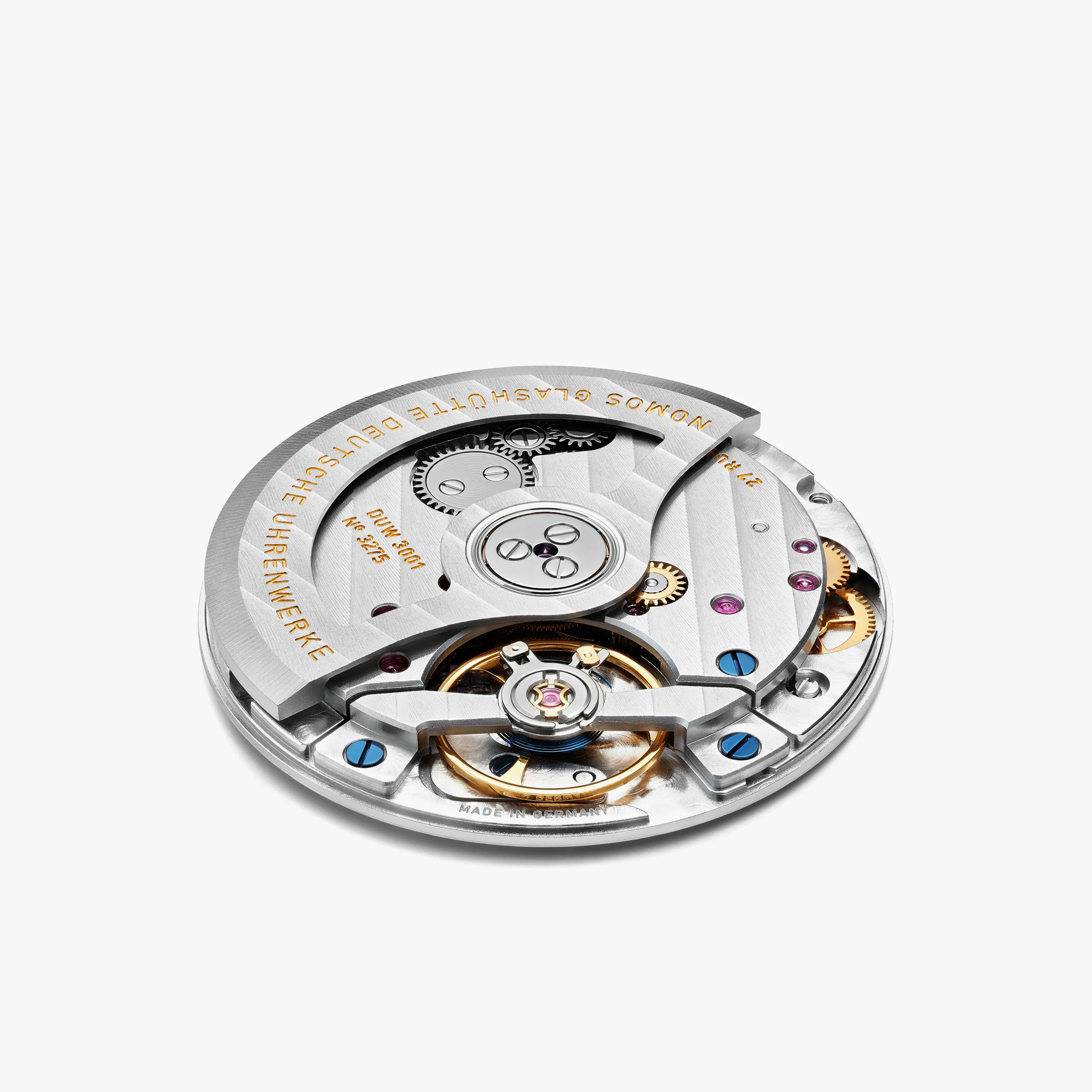Nomos Glashutte Tangente Neomatik 39 Blue Gold Sapphire Crystal Watch - Image 9