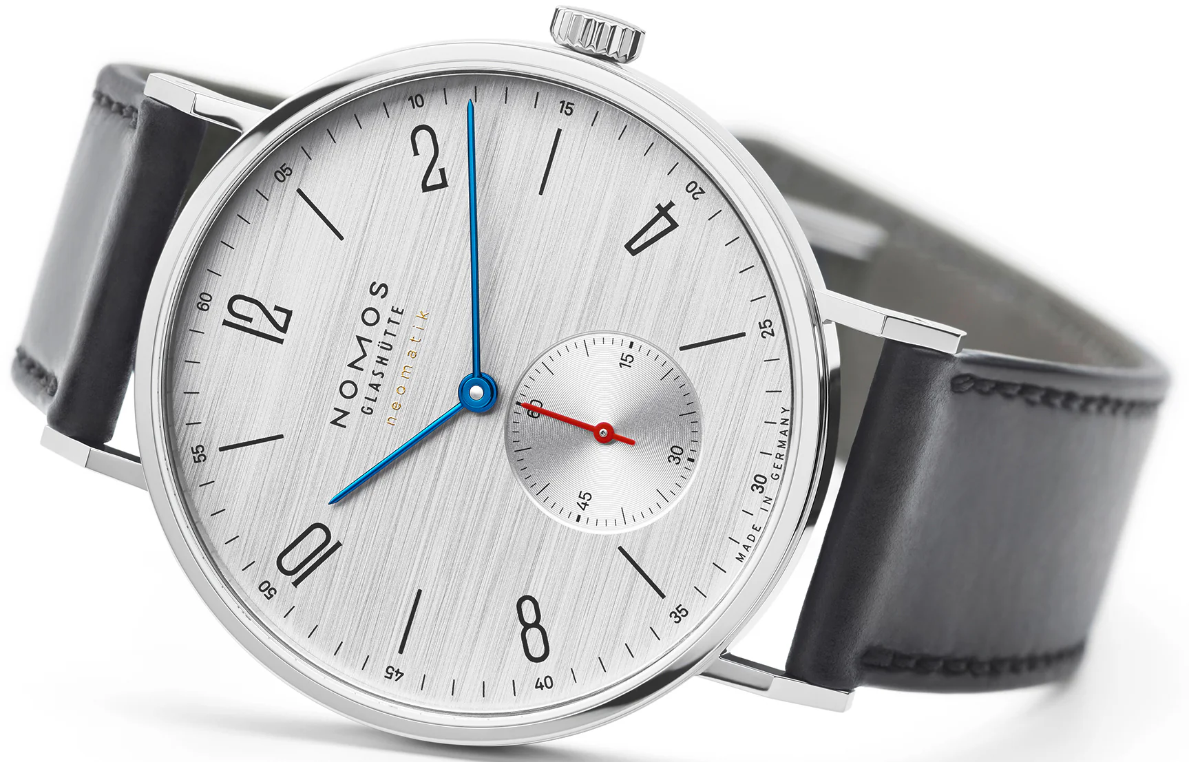 Nomos Glashutte Watch Tangente Neomatik 39 Silvercut Sapphire Crystal - Image 3